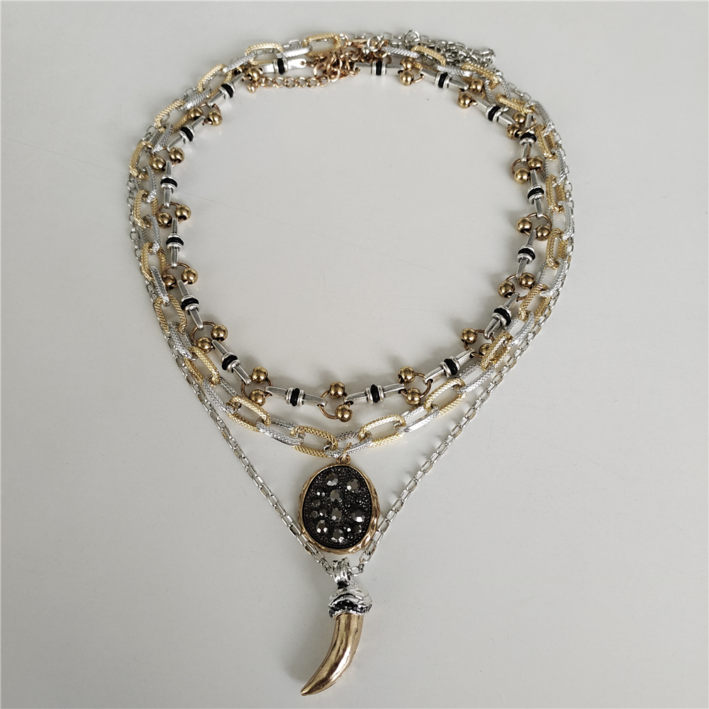 Indian Ethnic Fashion Trends 2025 - Multilayer Indian Vintage Statement Animal Horn