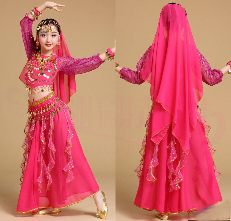 Ethnic Fashion India - Kids Belly Dance Costumes Girl Oriental