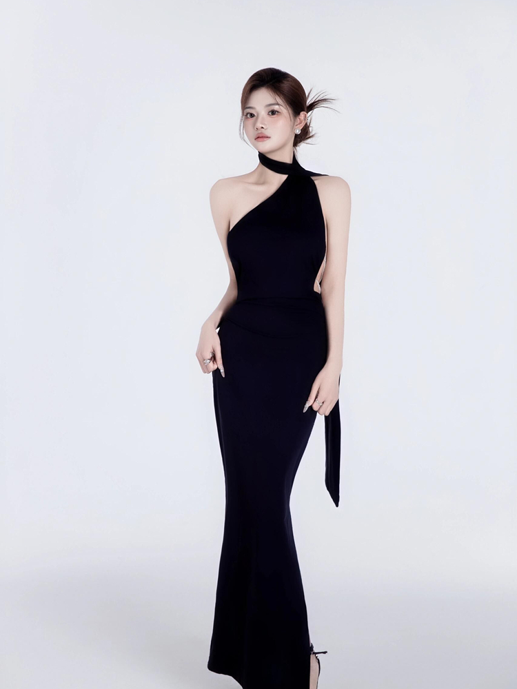 Ethnic Fashion Images - Elegant Black Suit Dress Professional Image