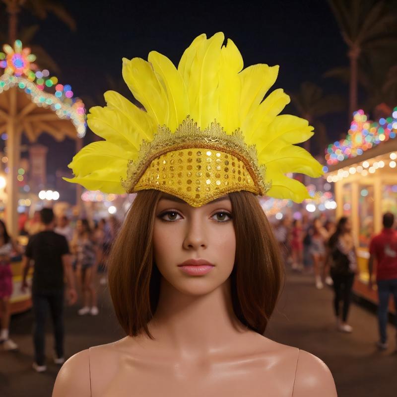 Ethnic Fashion India - Indian Head Dress Headband New Head-mounted