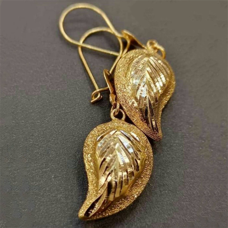 Ethnic Wear In Fashion - Ethnic Gold Color Dangle Women's Earrings