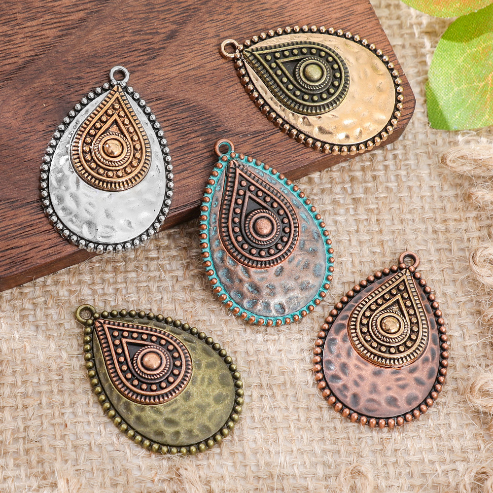 Ethnic Modern Fashion - Retro Vintage Ethnic Bohemia Teardrop Pendants