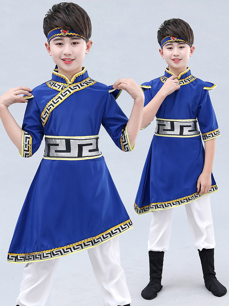 Ethnic Clothing & Online Fashion Store Khaadi Pk - Mongolian Ethnic Children's Clothing Boy's Dance