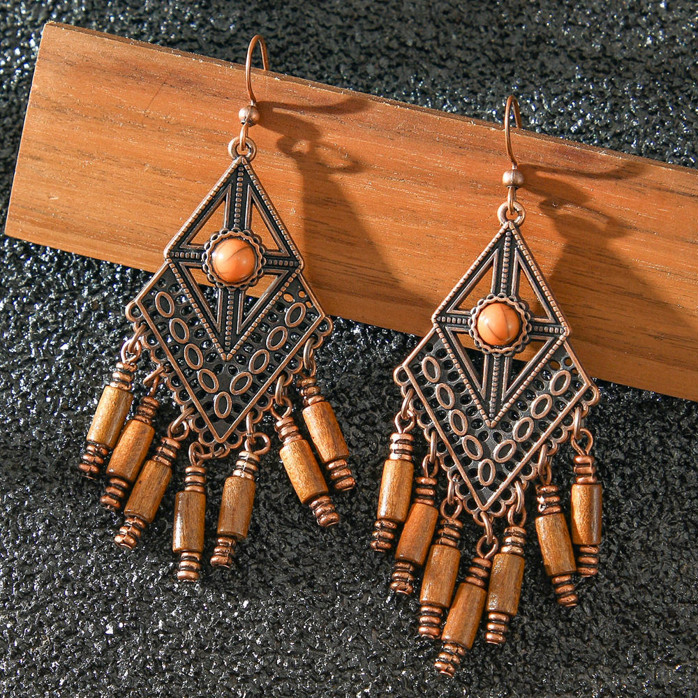 Vintage Boho Dangle Earrings E - Ethnic Wear In Fashion recension och pris