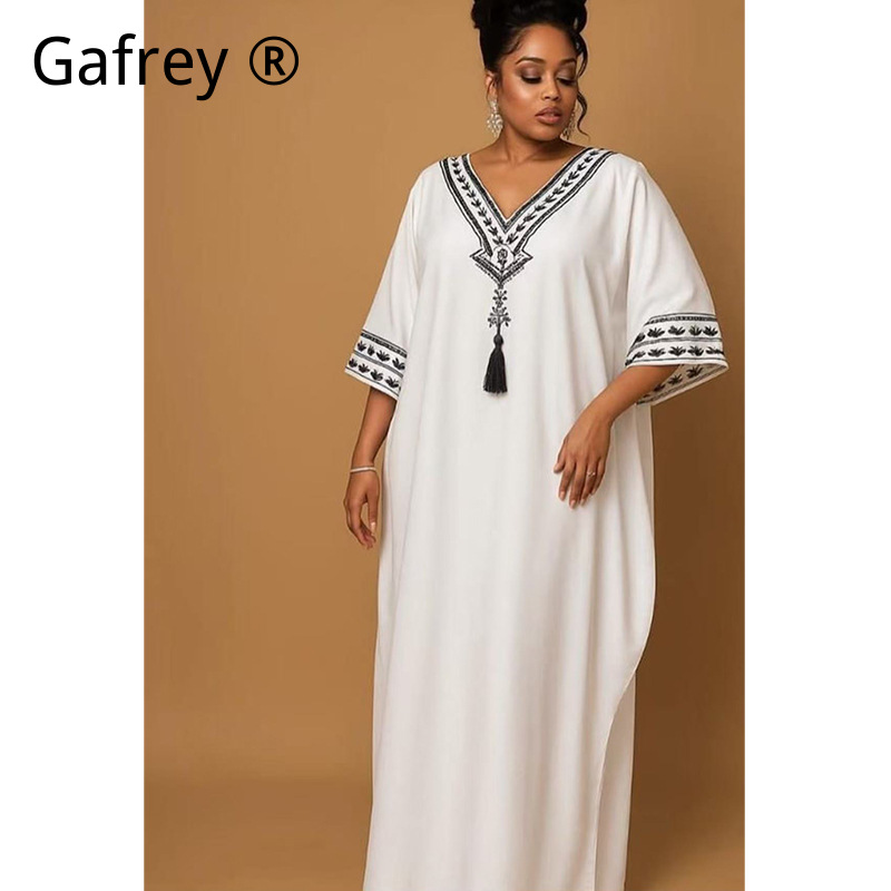 Middle Eastern Printed Abaya W - Ethnic Style Dresses recension och pris