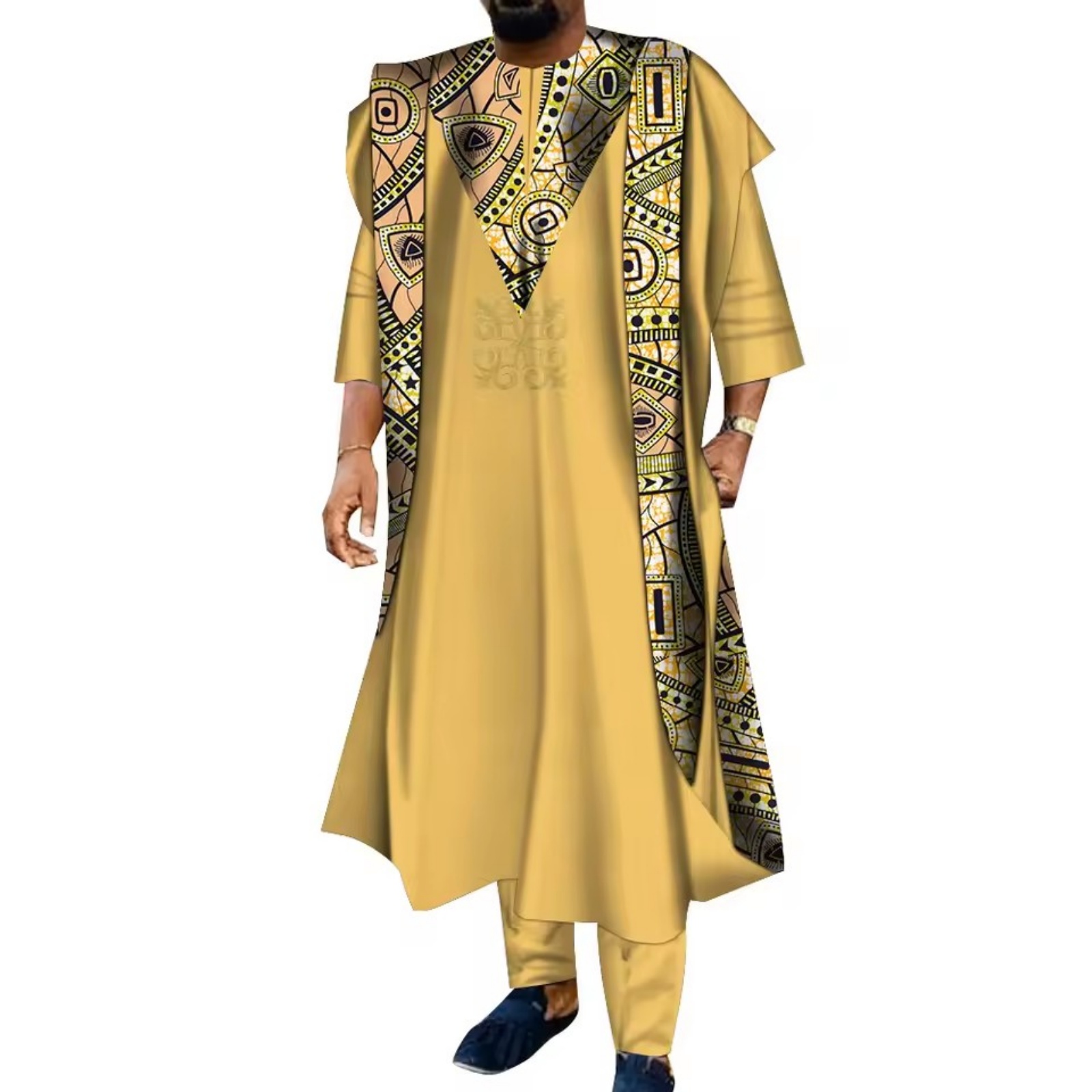 3 Piece African Embroidered Me - Boubou Men Africa recension och pris