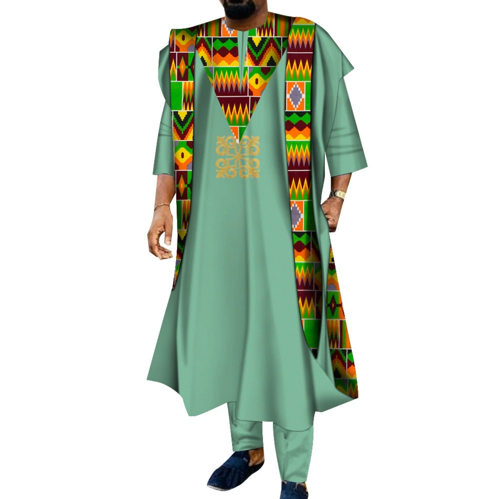 3 Piece African Embroidered Me - Boubou Men Africa recension och pris