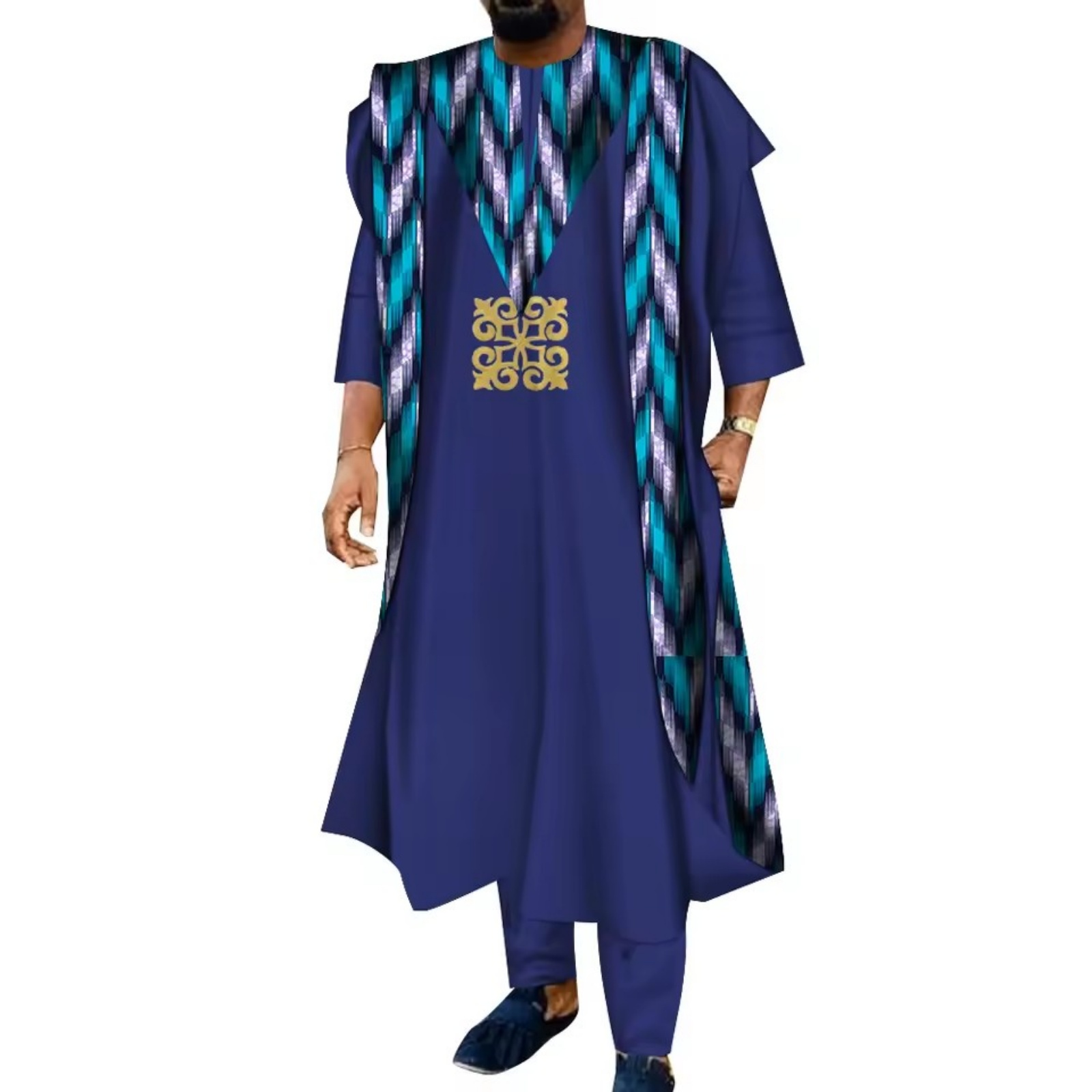 3 Piece African Embroidered Me - Boubou Men Africa recension och pris