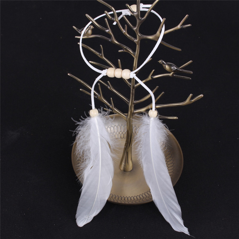 The Indian White Feather Headb - Ethnic Fashion India recension och pris