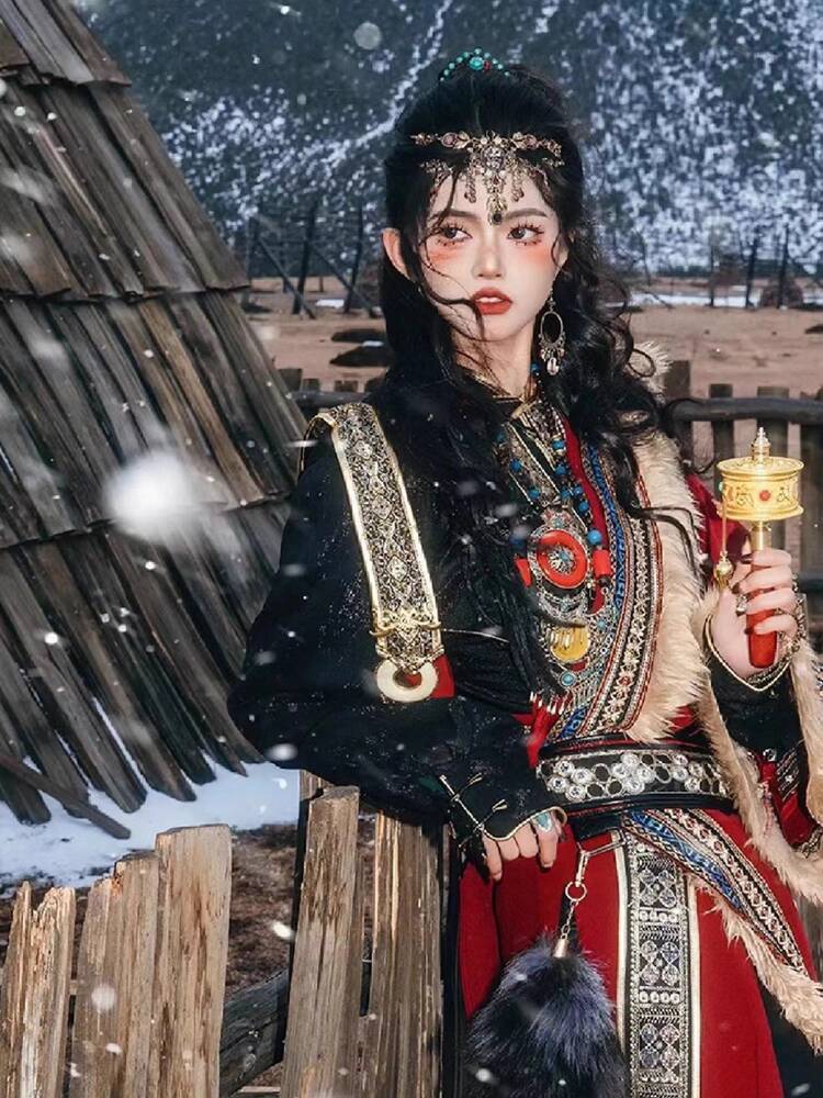 New Tibetan robe Tibet brigade - Ethnic Clothing & Online Fashion Store Khaadi Pk recension och pris