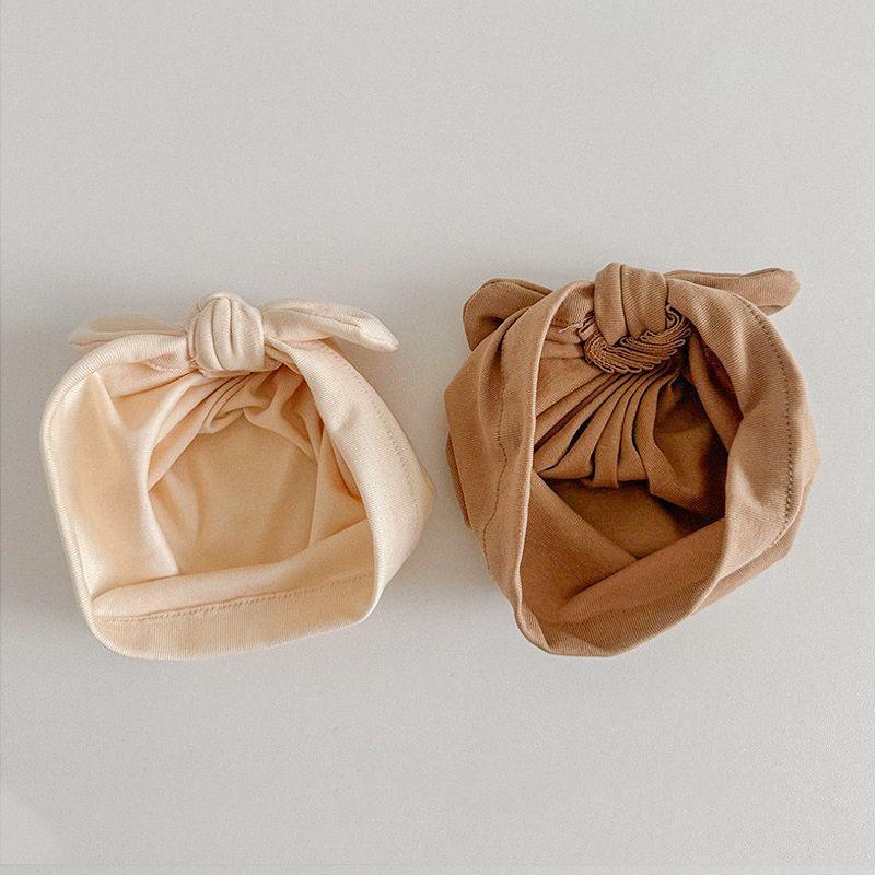Solid Color Baby Turban Cap Pu - Ethnic Fashion India recension och pris