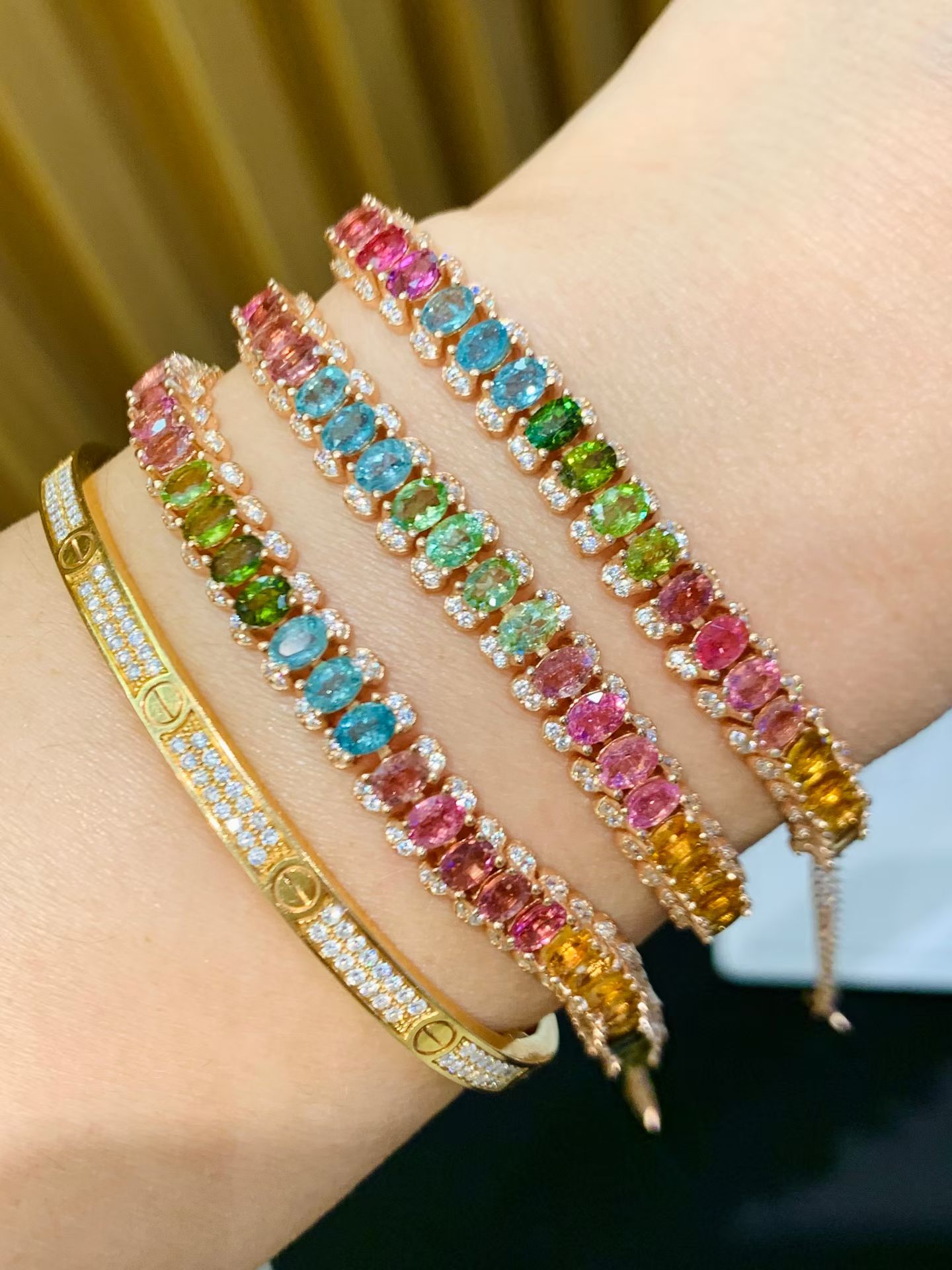 925 Silver Plated 18K Gold Nat - Ethnic Fashion Boutique recension och pris