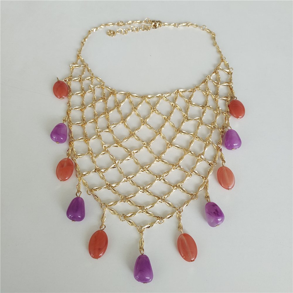 Trend Golden Metal Grid Large  - Indian Ethnic Fashion Trends 2025 recension och pris