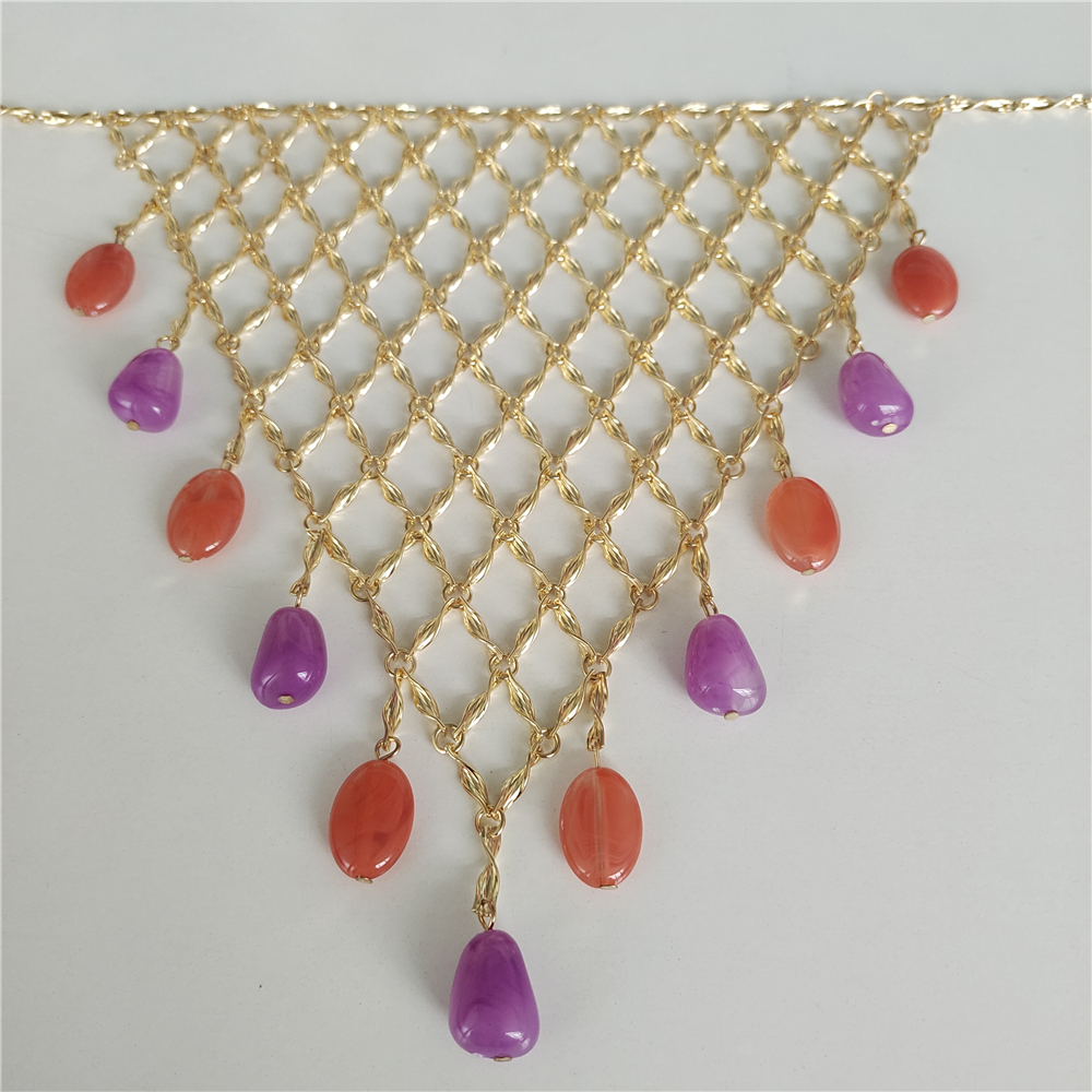 Trend Golden Metal Grid Large  - Indian Ethnic Fashion Trends 2025 recension och pris