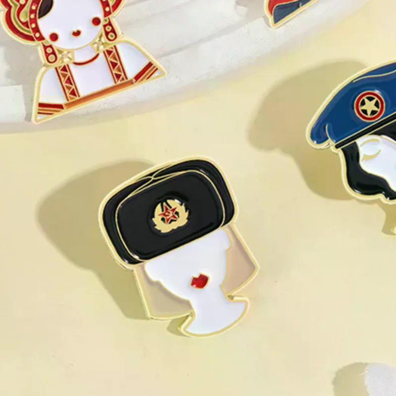 2PCS Cartoon Russian Girls Cha - Ethnic Fashion Images recension och pris