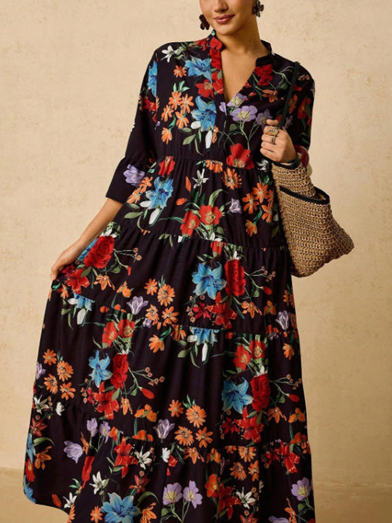 Spring/Summer New Elegant plus - Ethnic Style Dresses recension och pris