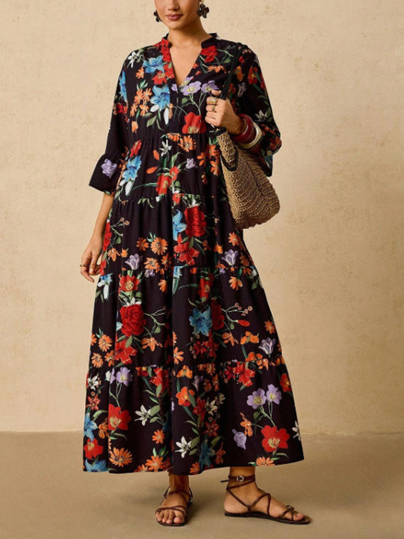 Spring/Summer New Elegant plus - Ethnic Style Dresses recension och pris