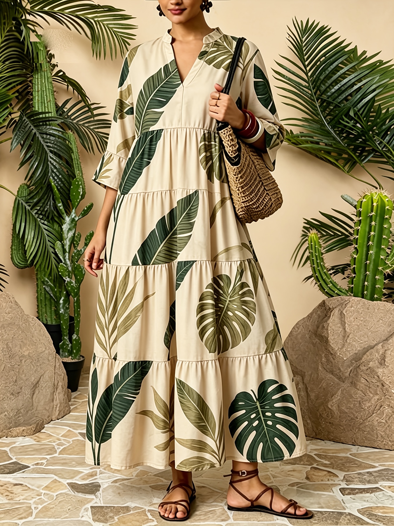 Spring/Summer New Elegant plus - Ethnic Style Dresses recension och pris