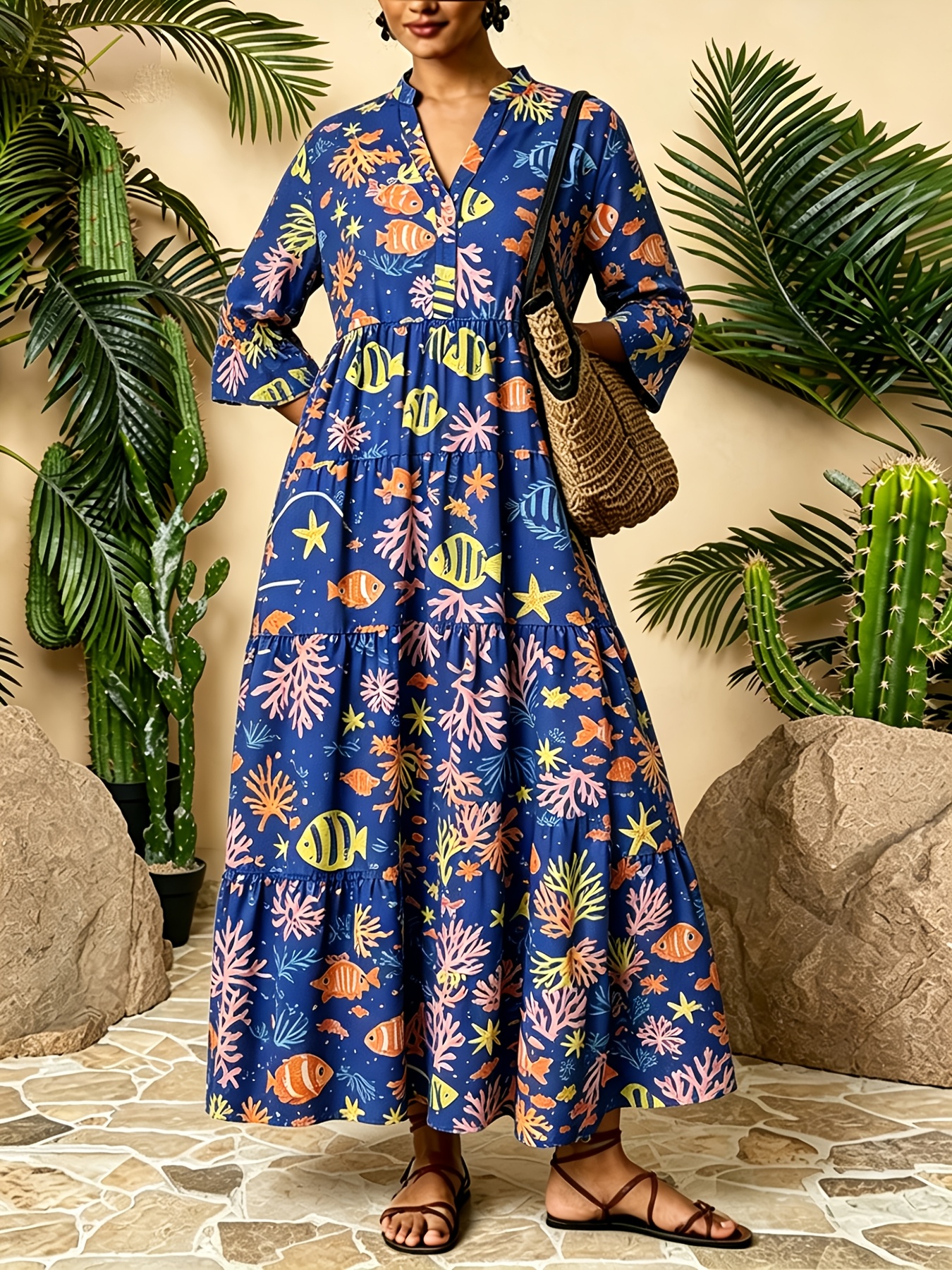 Spring/Summer New Elegant plus - Ethnic Style Dresses recension och pris