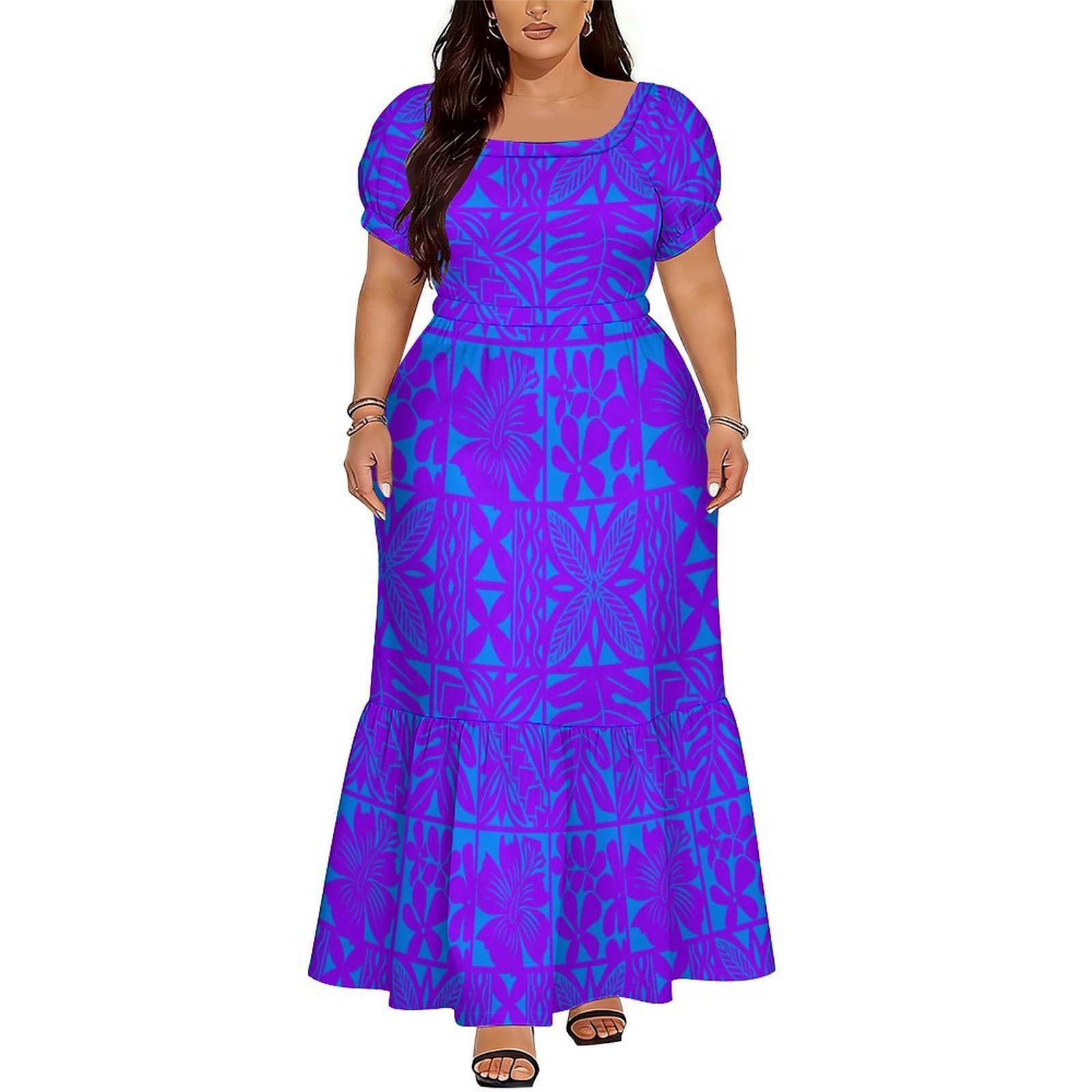 Hot-Selling Elegant V-Neck Lon - Ethnic Style Dresses recension och pris