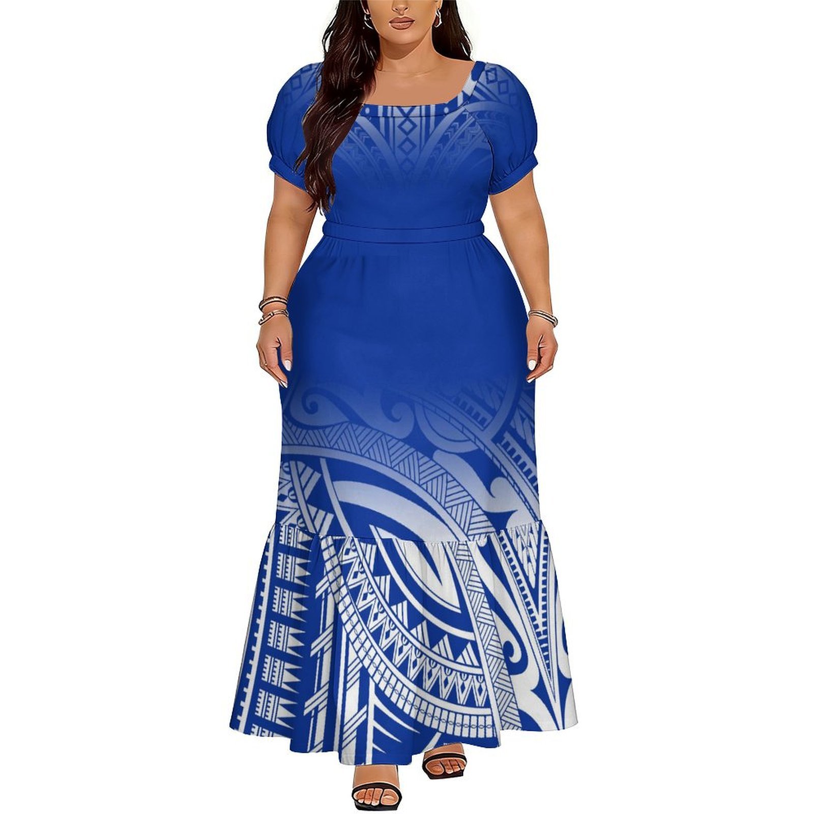Hot-Selling Elegant V-Neck Lon - Ethnic Style Dresses recension och pris