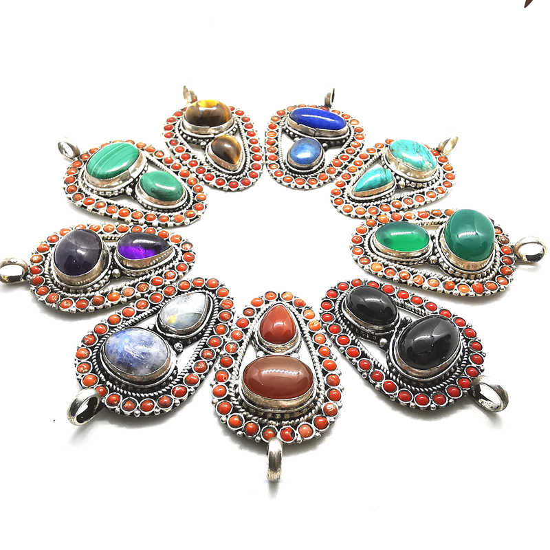 Vintage Flower Pendant Copper  - Ethnic Fashion Com recension och pris