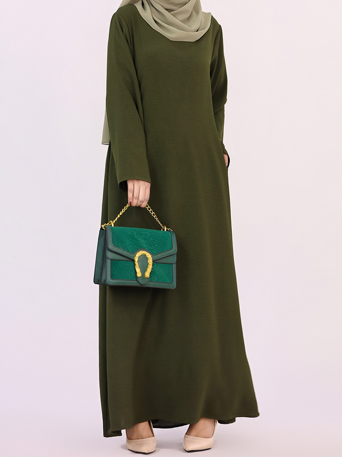 Multicolored Large Size Women' - Ethnic Style Dresses recension och pris