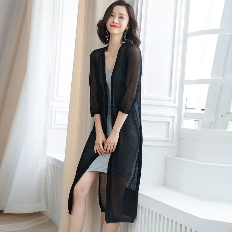 2026 Summer Women's Long Cardi - Ethnic Fashion India recension och pris