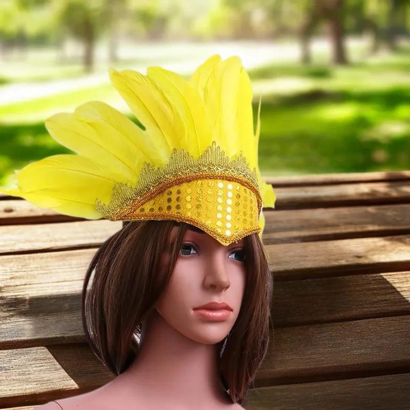 Indian Head Dress Headband New - Ethnic Fashion India recension och pris