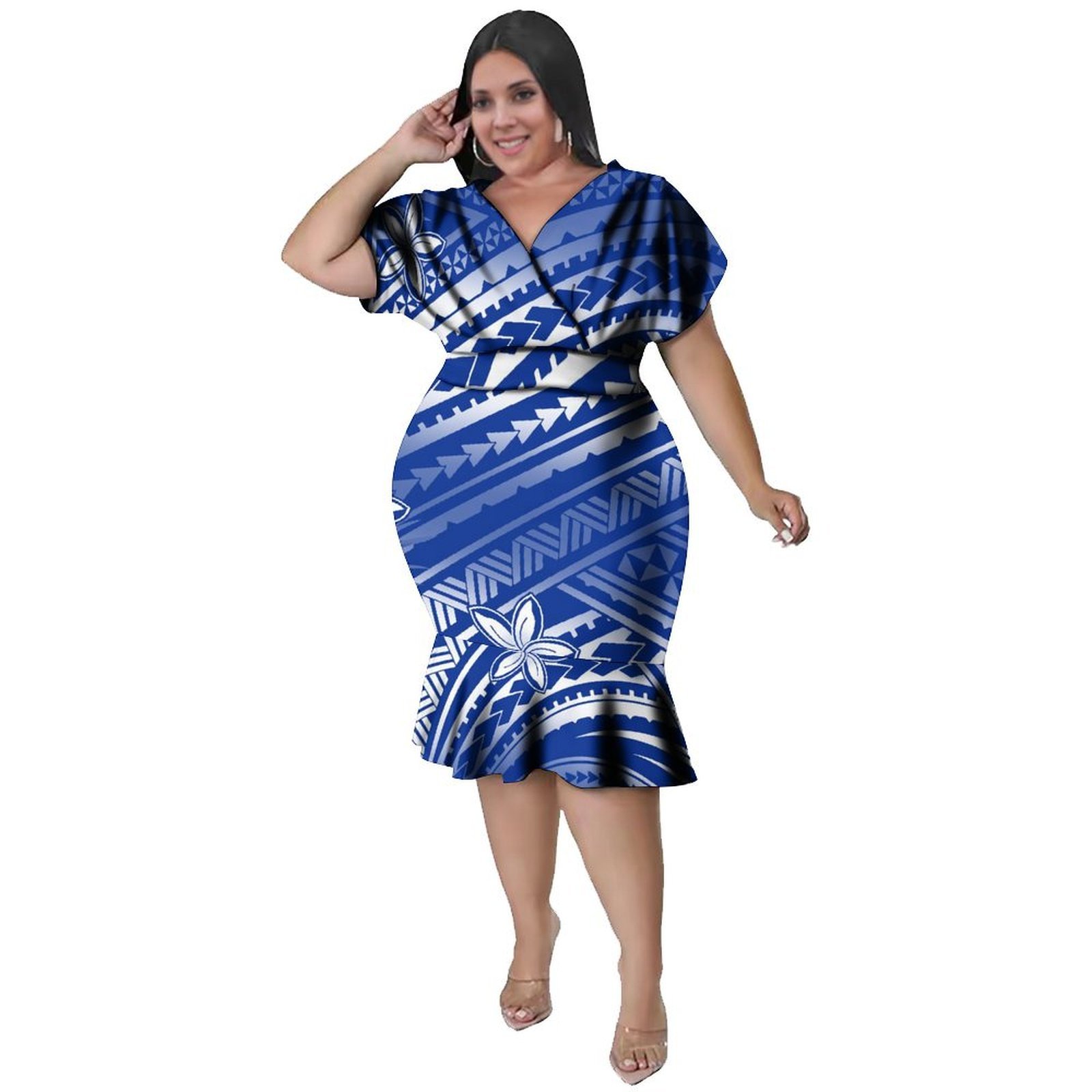 V-Neckline  Women'S Polynesian - Ethnic Style Dresses recension och pris