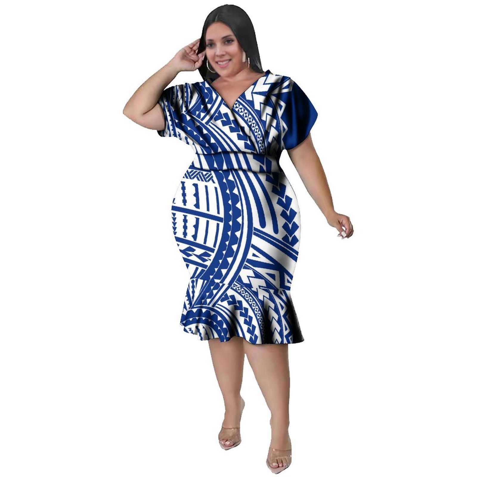 V-Neckline  Women'S Polynesian - Ethnic Style Dresses recension och pris