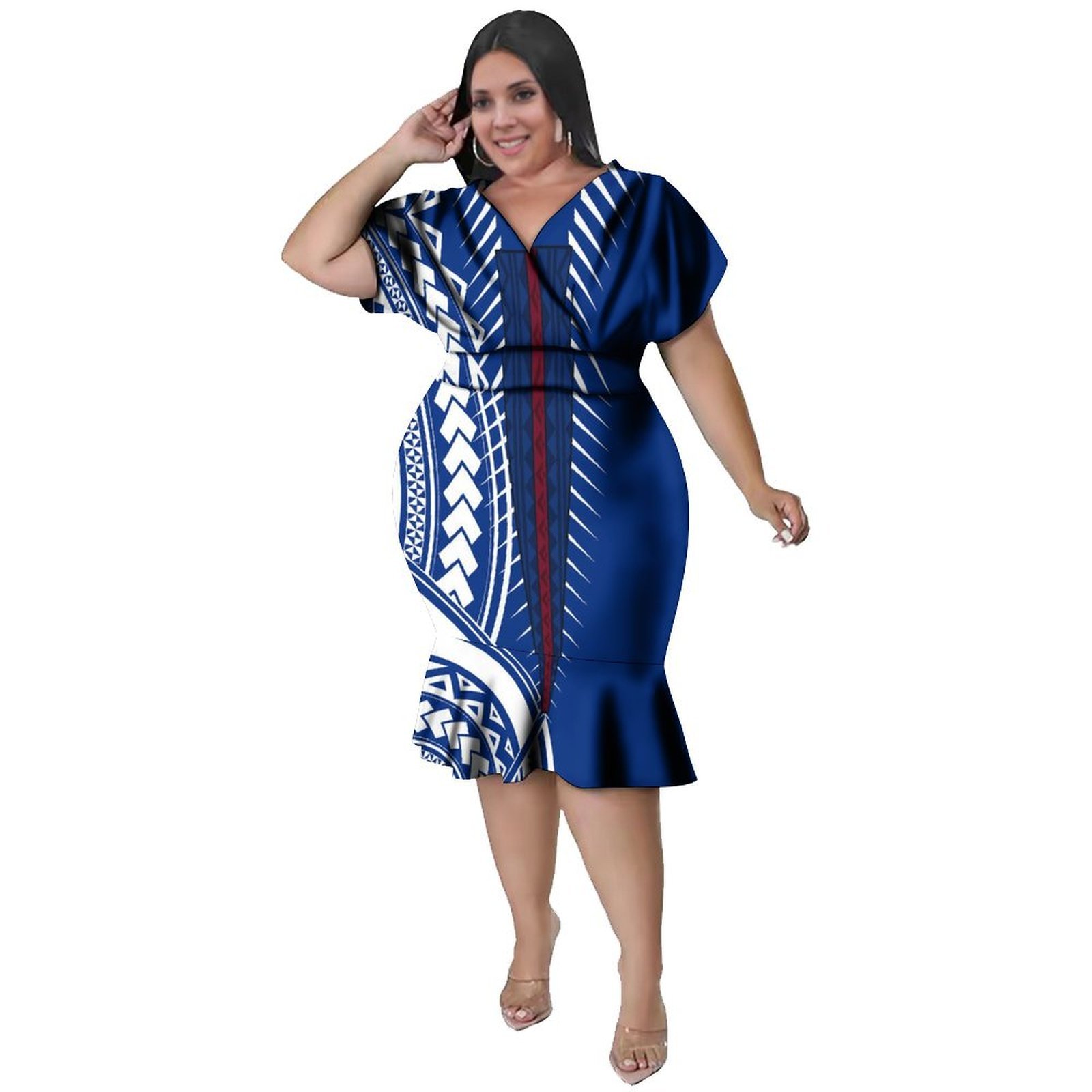 V-Neckline  Women'S Polynesian - Ethnic Style Dresses recension och pris