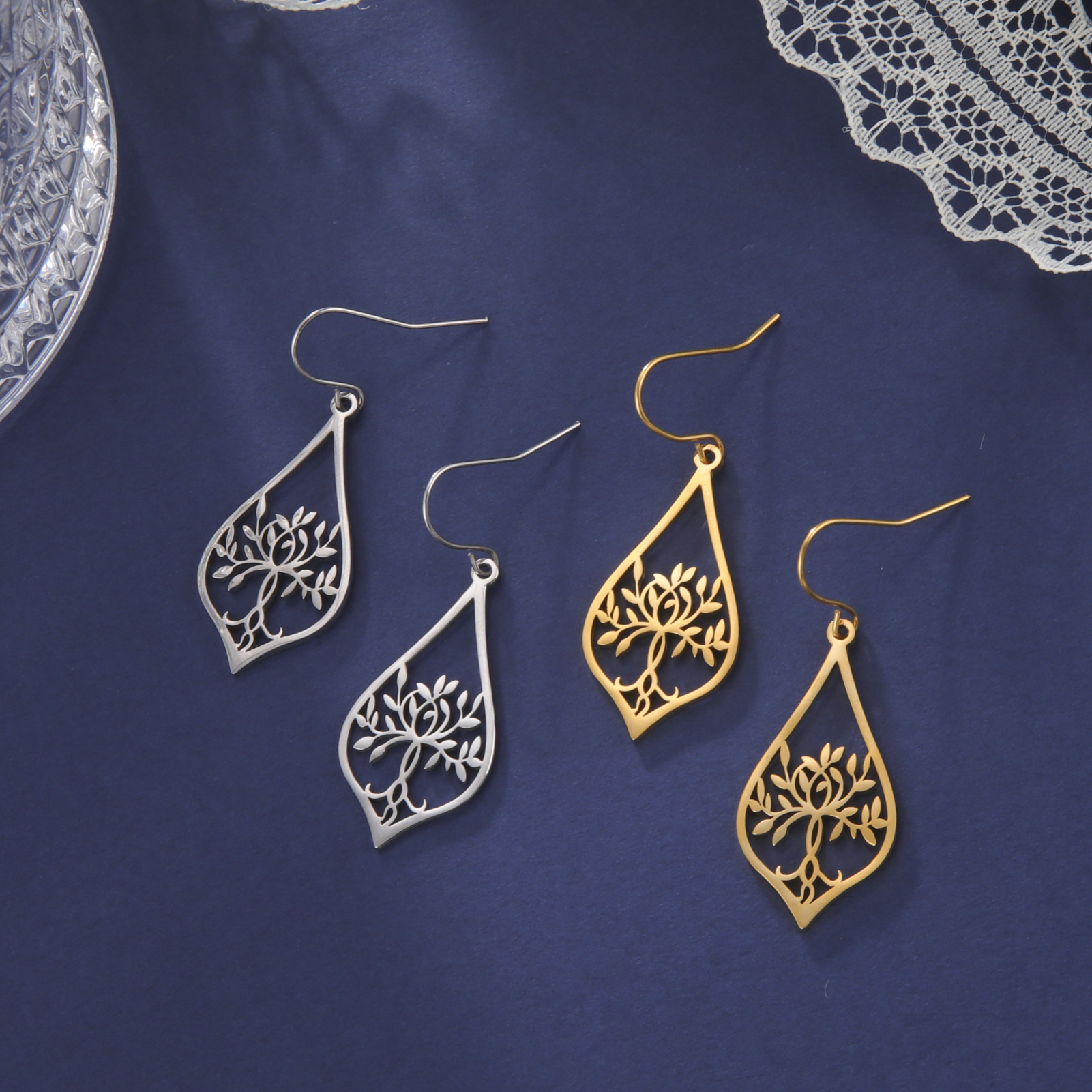 Unift Ethnic Tree of Life Earr - Ethnic Fashion World recension och pris