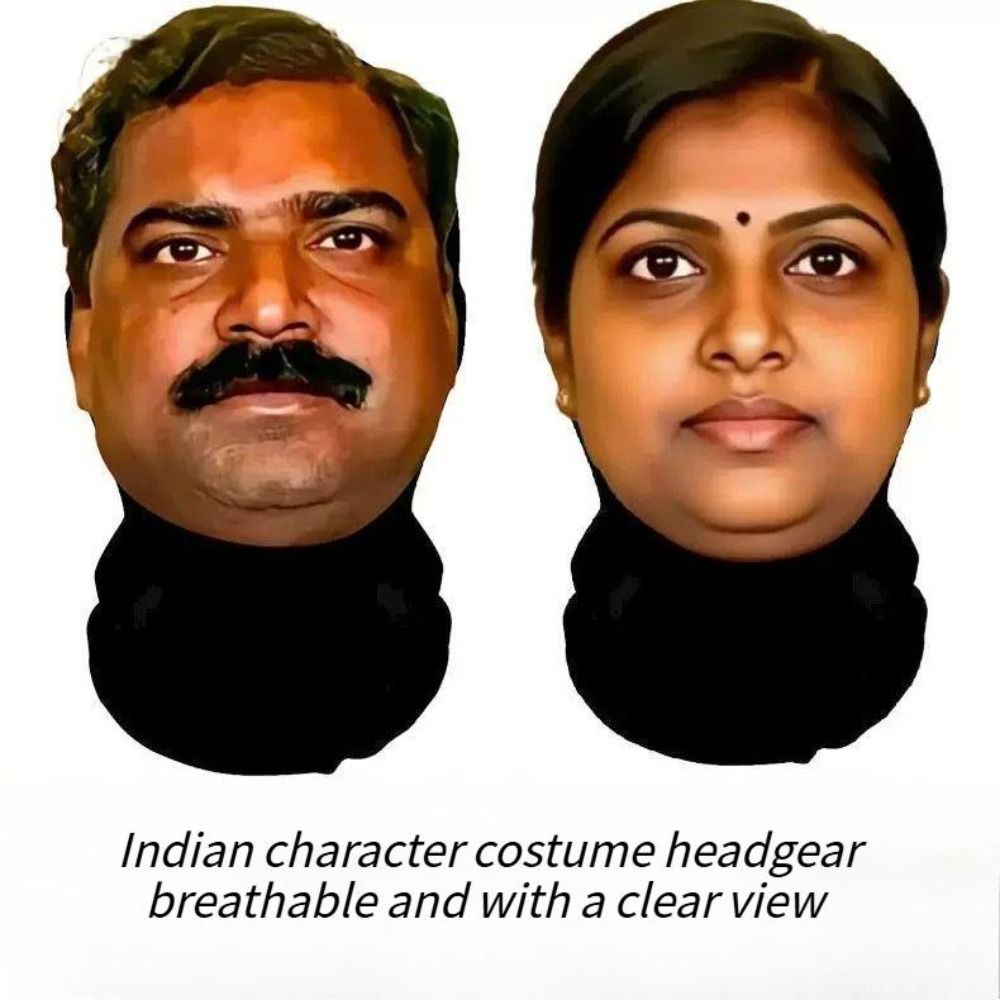 Funny Indian-style Mask Spoof  - Ethnic Fashion India recension och pris