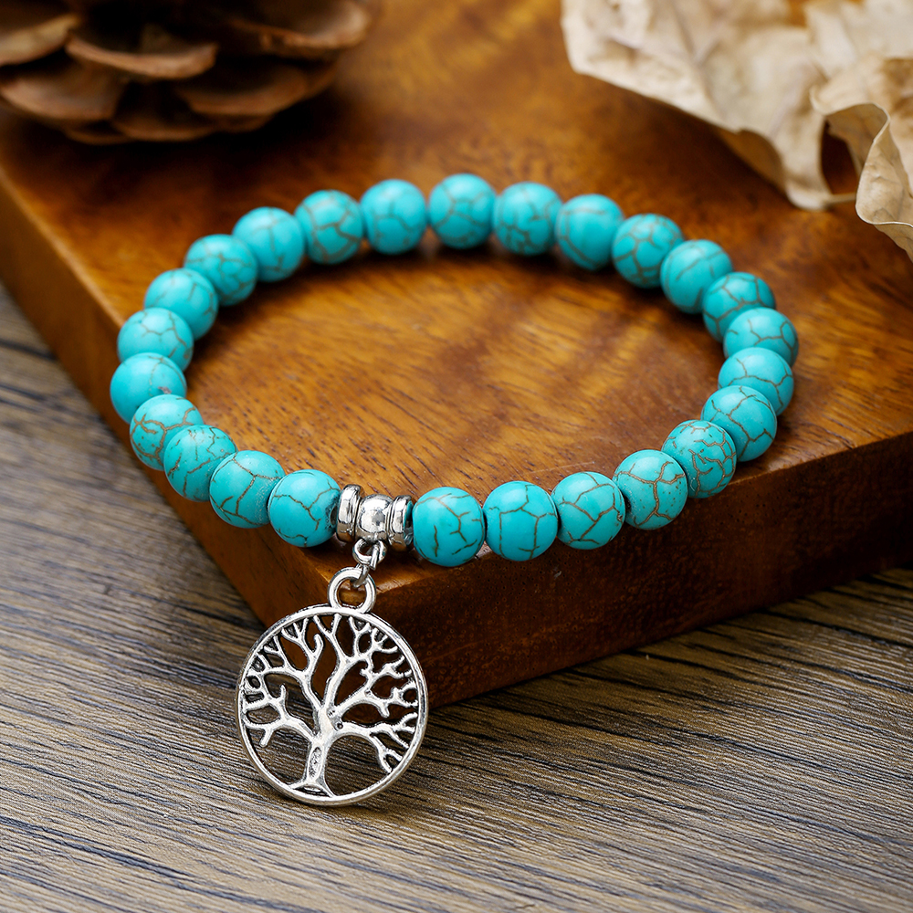 Bohemian Turquoise Beaded Brac - Ethnic Fashion recension och pris