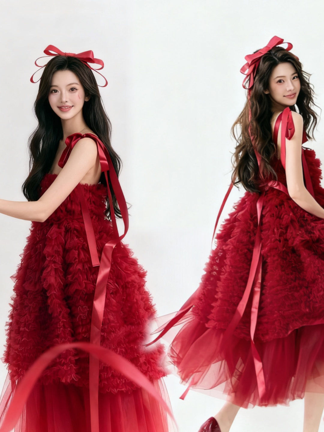 Red Tulle Skirt Artistic Birth - Ethnic Clothing & Online Fashion Store Khaadi Pk recension och pris
