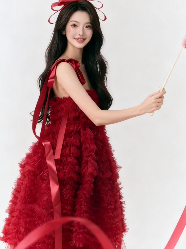 Red Tulle Skirt Artistic Birth - Ethnic Clothing & Online Fashion Store Khaadi Pk recension och pris