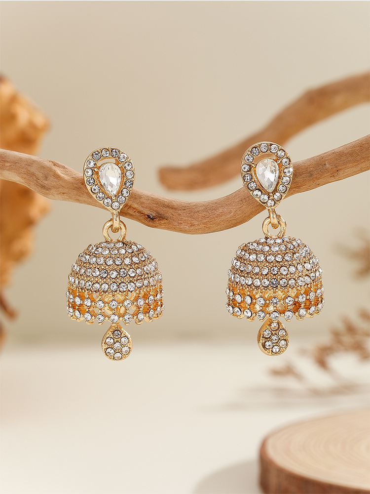 1 Pair of Fashionable Jhumka E - Ethnic Wear In Fashion recension och pris