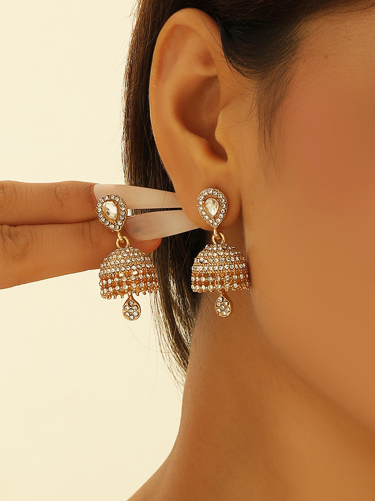 1 Pair of Fashionable Jhumka E - Ethnic Wear In Fashion recension och pris