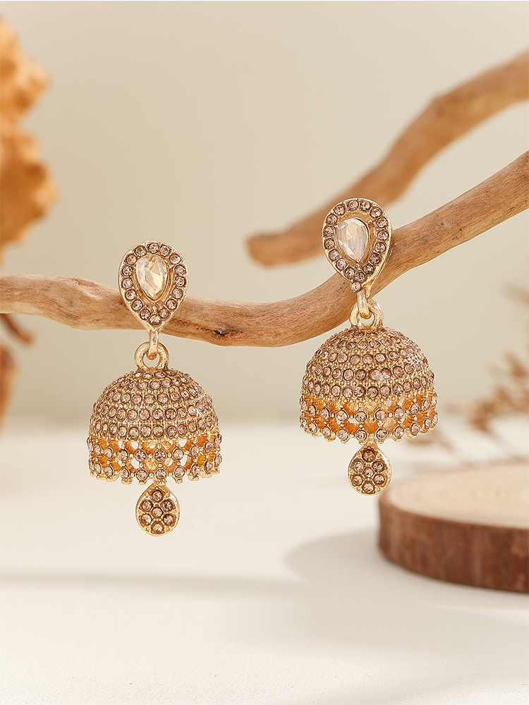 1 Pair of Fashionable Jhumka E - Ethnic Wear In Fashion recension och pris