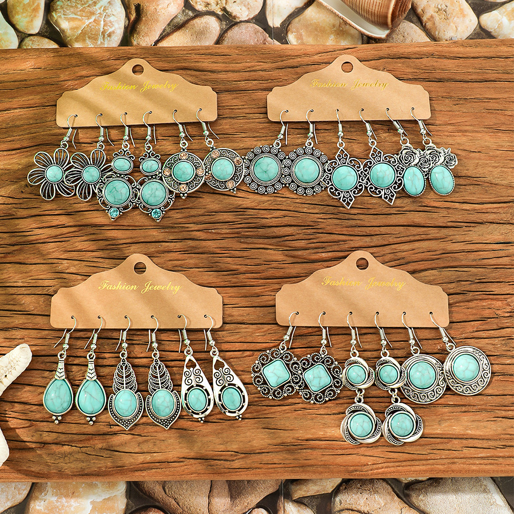 Ethnic Style Drop Earrings wit - Ethnic Wear In Fashion recension och pris