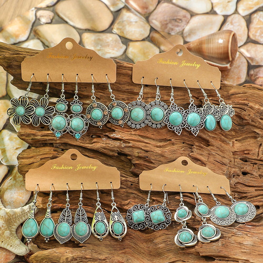 Ethnic Style Drop Earrings wit - Ethnic Wear In Fashion recension och pris