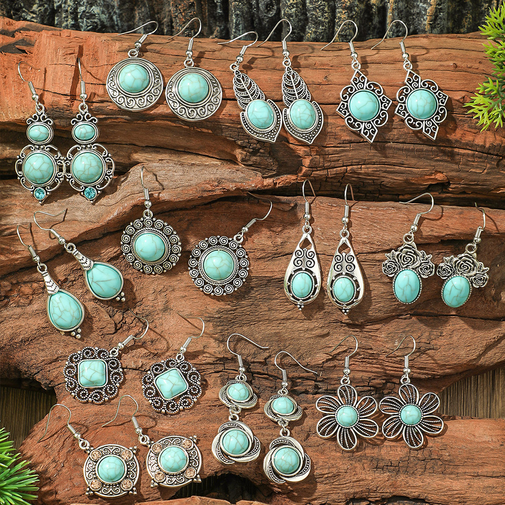 Ethnic Style Drop Earrings wit - Ethnic Wear In Fashion recension och pris