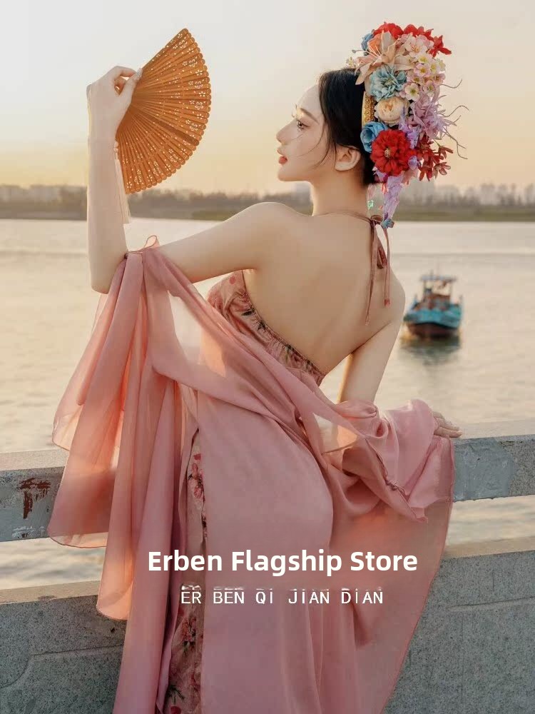 Xinpu Women's Floral Hairpin T - Ethnic Style Dresses recension och pris