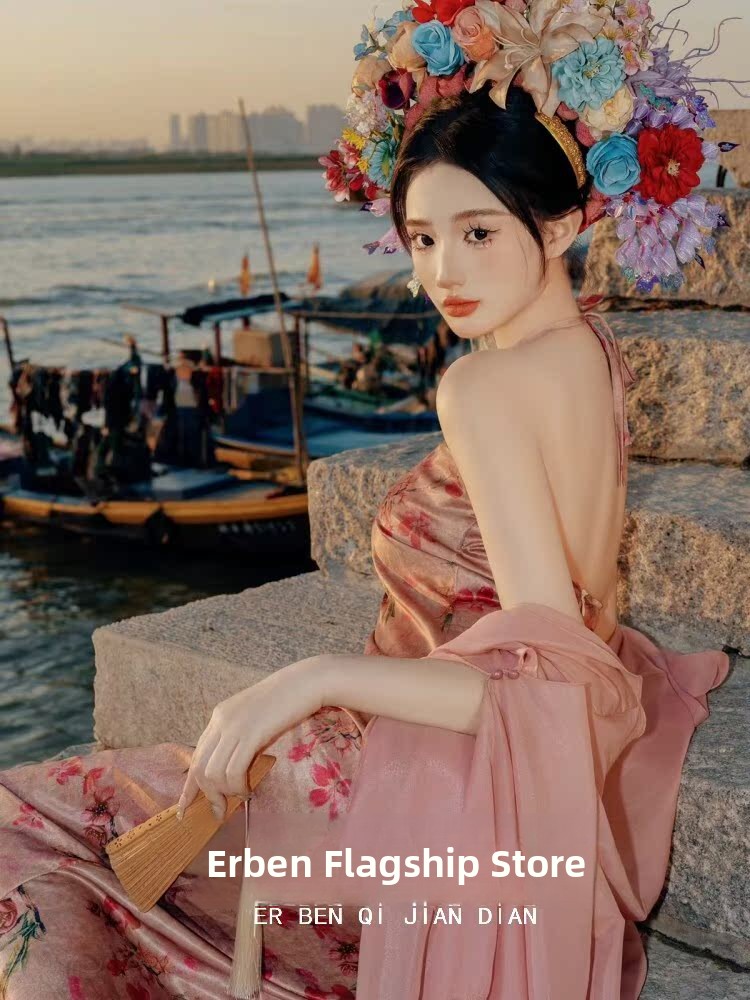Xinpu Women's Floral Hairpin T - Ethnic Style Dresses recension och pris
