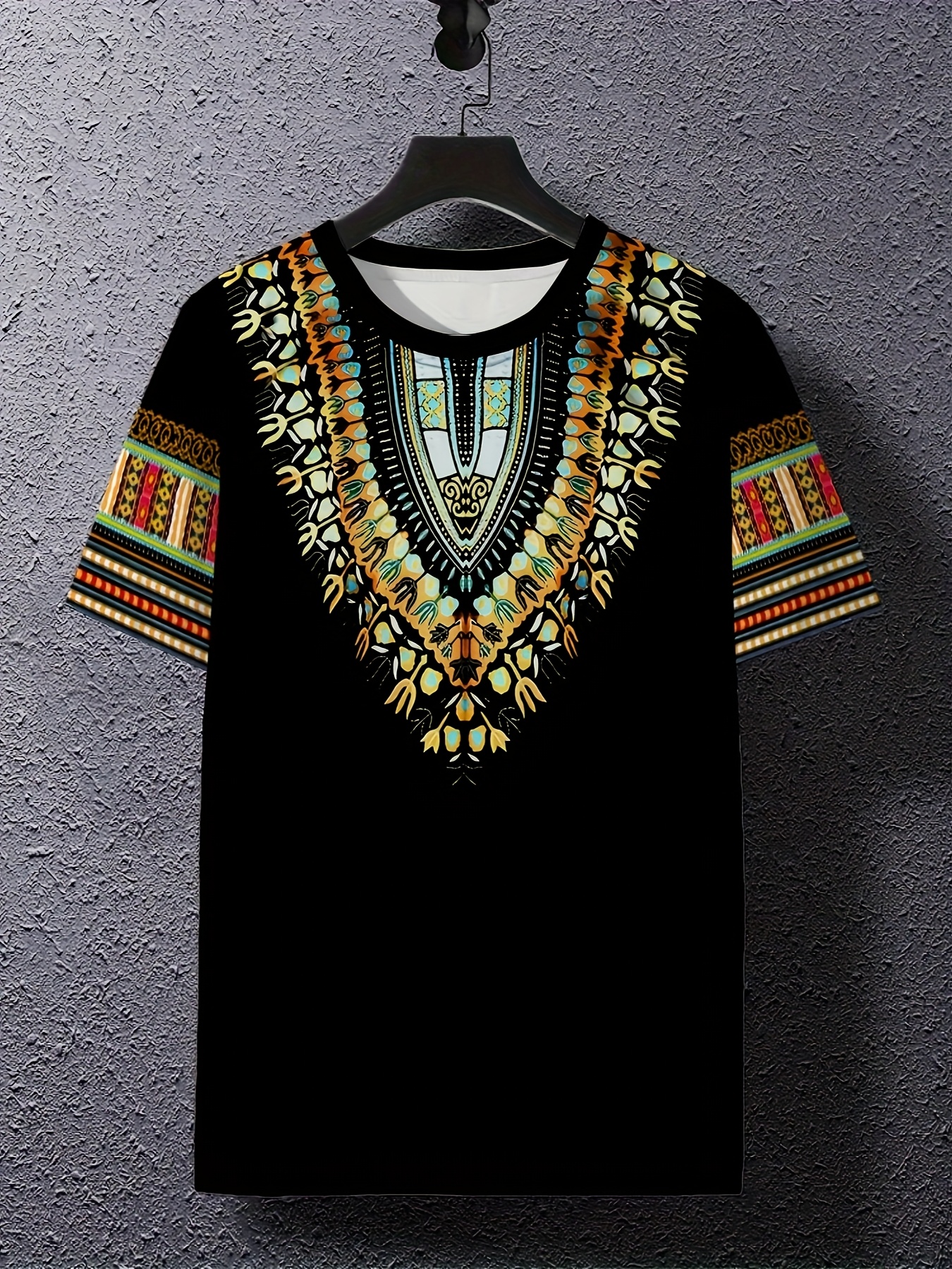 Summer Retro Ethnic Pattern T- - Ethnic Fashion Boutique recension och pris