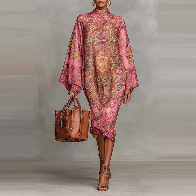 Horn sleeve loose casual holid - Ethnic Fashion Runway recension och pris