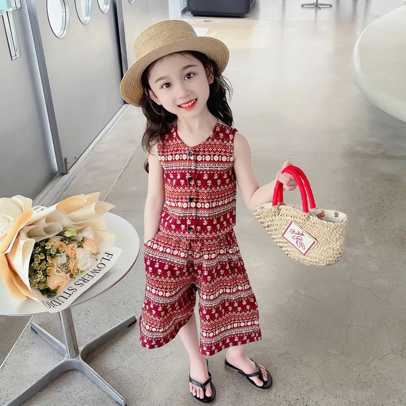 Girls' Summer Set 2025 New Swe - Ethnic Style Dresses recension och pris