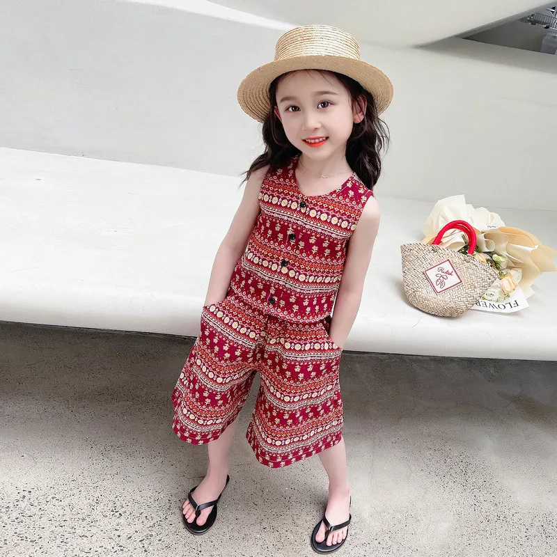 Girls' Summer Set 2025 New Swe - Ethnic Style Dresses recension och pris