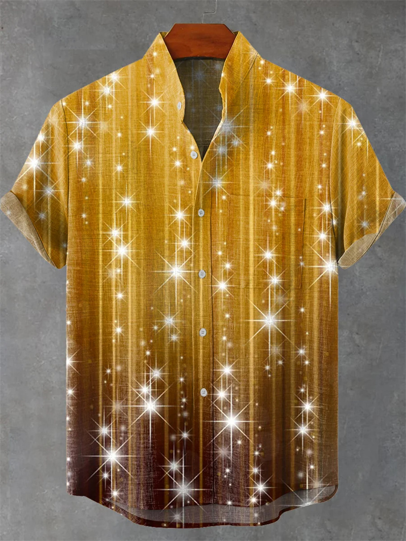 Men's Linen Shirt Vintage Shor - Ethnic Fashion World recension och pris